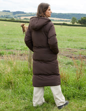 Load image into Gallery viewer, Women's Chocolate Maxi Puffer Jacket
