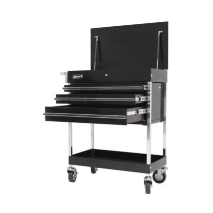 Homak Pro Series 34″ 3 Drawer Flip Top Service Cart