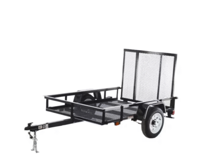 Carry-On Trailer 4′ x 7′ Mesh Floor Utility Trailer with Gate