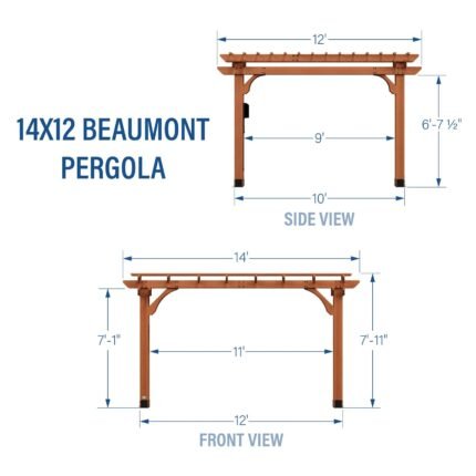 14×12 Beaumont Pergola