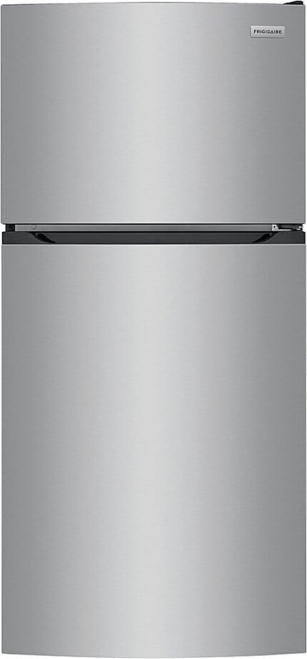Frigidaire – 13.9 Cu. Ft. Top-Freezer Refrigerator – Brushed Steel