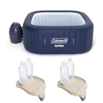 Coleman 4 - Person 114 - Jet Square Inflatable Hot Tub in Blue