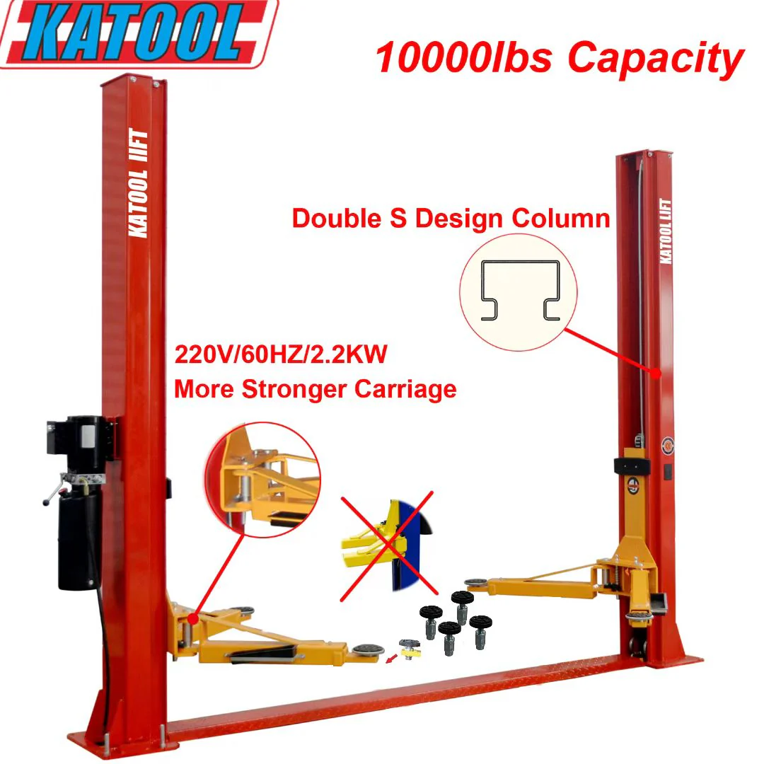 H100TwoPostVehicleLift10_000lbsByKaToolimg2