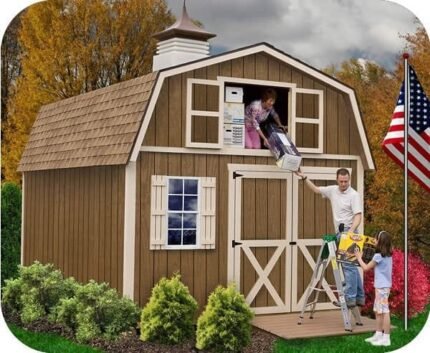Millcreek 12x16 Wood Storage Shed Kit - ALL Pre-Cut