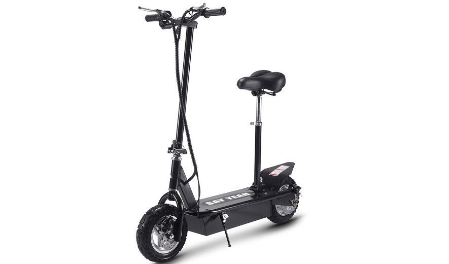 Moto-Tec-Say-Yeah-500w-36v-Electric-Scooter-Black-Left-Angle