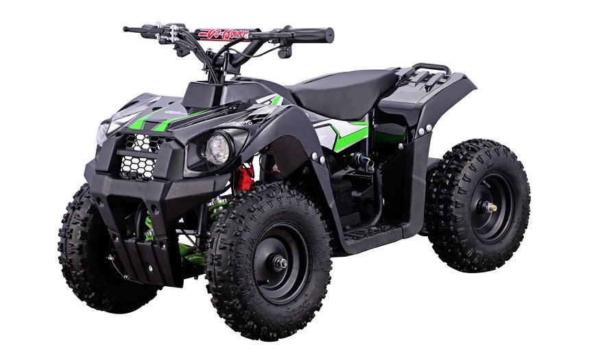 MotoTec-36v-500w-kids-ATV-monster-V6-Black-Left-Angle