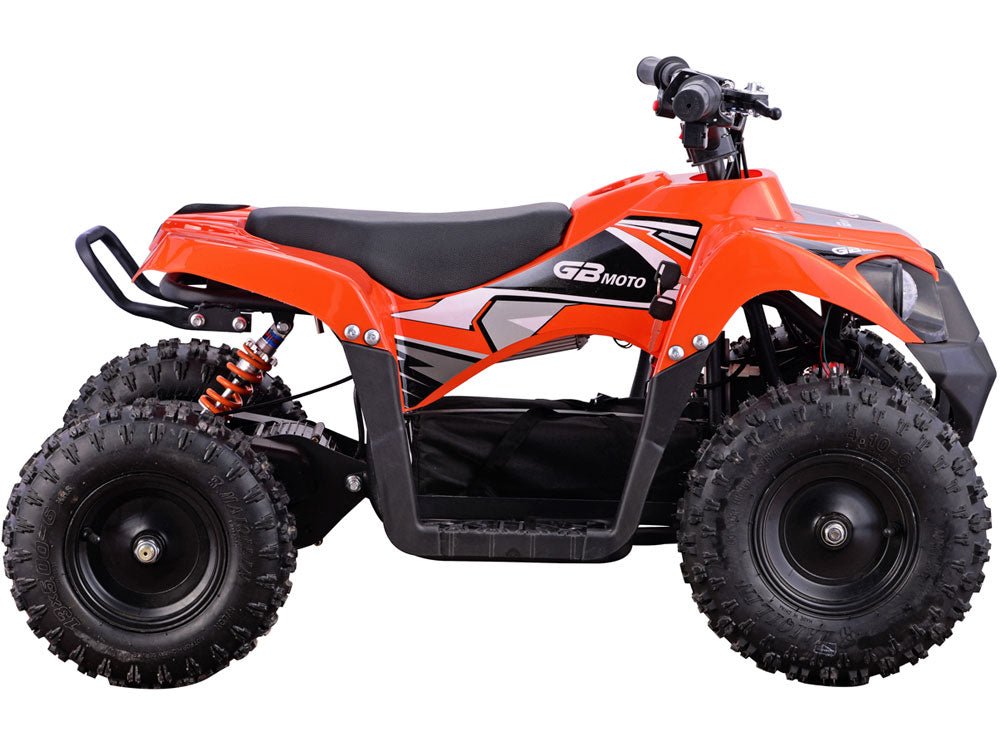 MotoTec-36v-500w-kids-ATV-monster-V6-Orange-Right-Side