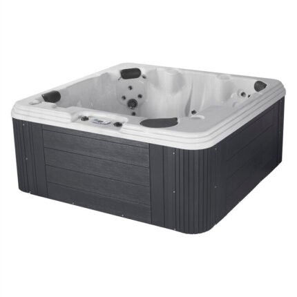 Revive LS 6 Person 86 Stainless Jet Lounger Hot Tub with Heater and Ozone