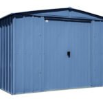 Arrow 10x8 Classic Steel Storage Shed Kit - Blue Gray