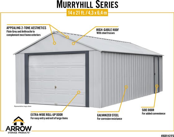 Arrow Murryhill Storage Garage Features & Benefits