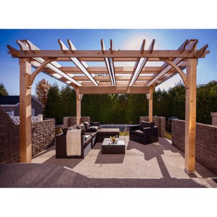 Breeze Cedar Wood Pergola - Outdoor Living Today 12' x 16'